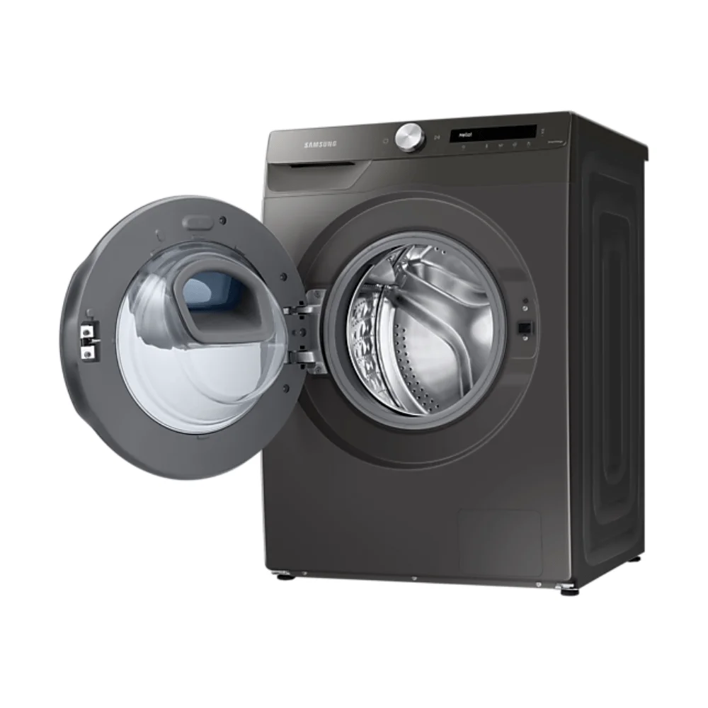 Samsung inox color, 8KG/5KG, WW80T3040BS/NQ tint door+black deco, bubble technology, 1st diamond drum, wash & dry, Warranty- 12 Months warranty with 20 Years Warranty on motor
