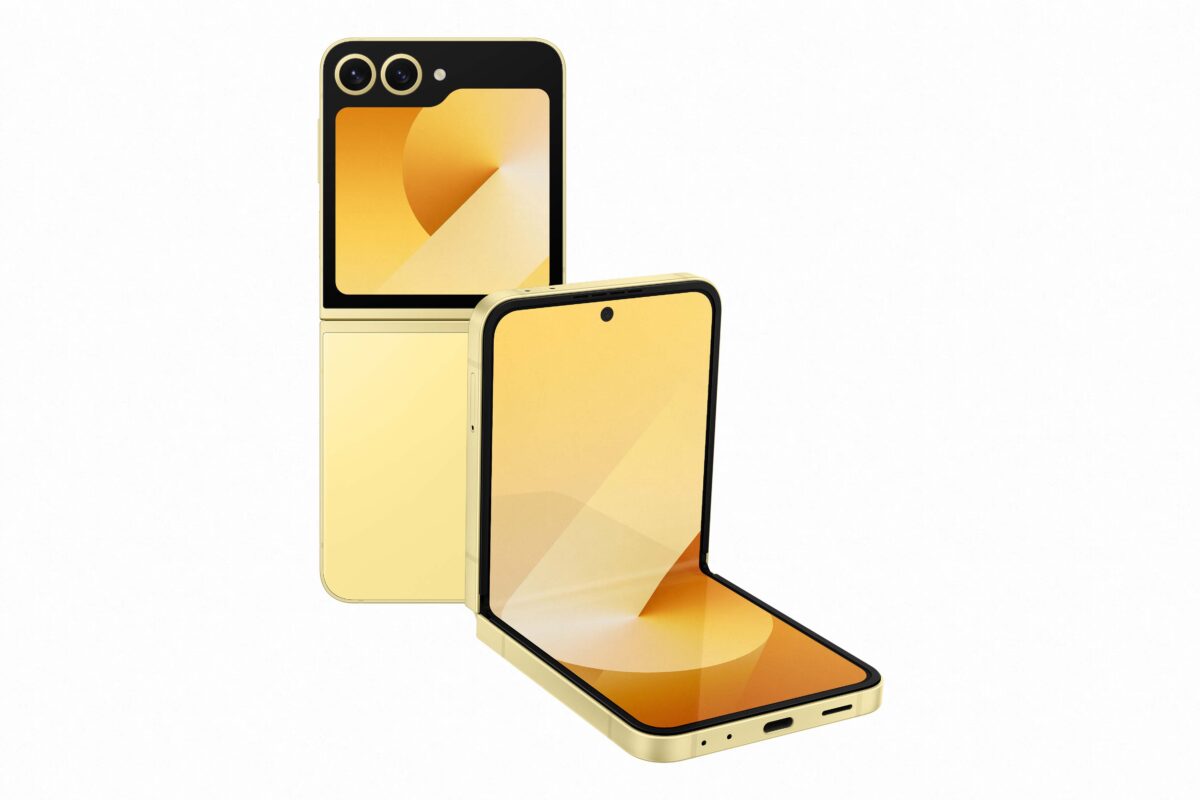 011-galaxy-zflip6-yellow-tabletopl30back Samsung Galaxy Z Flip 6 12GB+256GB - Image 4